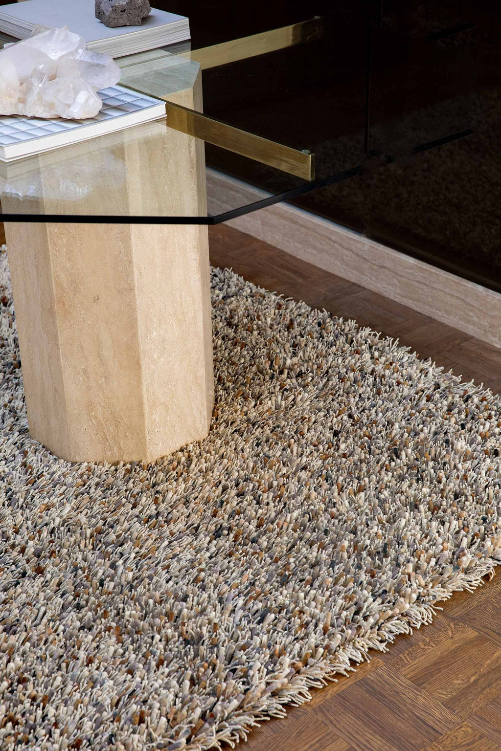 Brink & Campman Spring Natural vloerkleed in een interieur