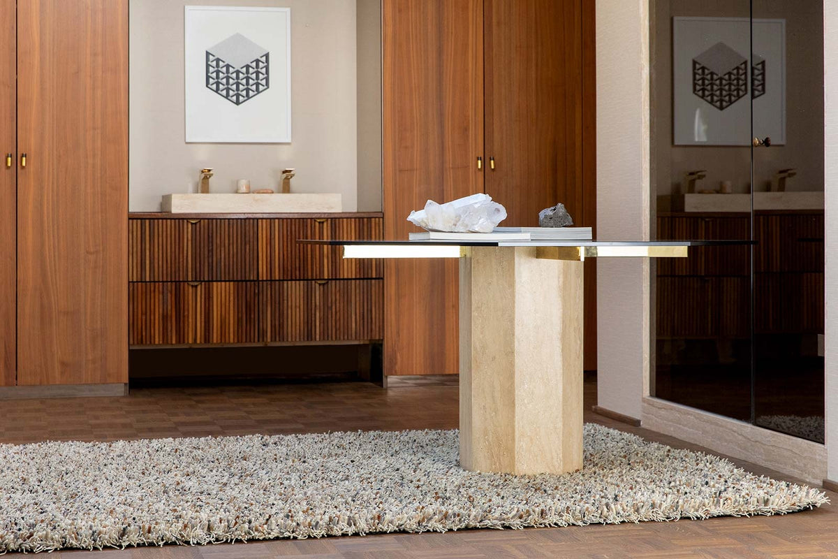 Brink & Campman Spring Natural vloerkleed in een interieur