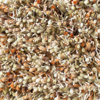 Brink & Campman Spring Pumpkin vloerkleed close-up van de structuur