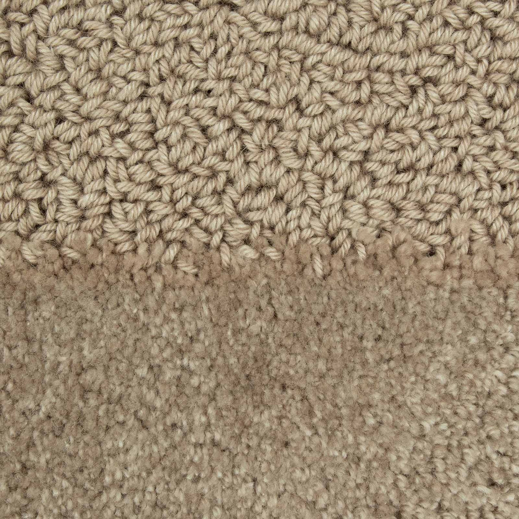 Brink & Campman Twinset Urban Taupe vloerkleed close-up van de structuur