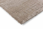 Brink & Campman Twinset Urban Taupe vloerkleed hoek en rand