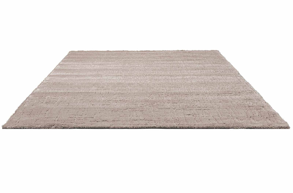 Brink & Campman Twinset Urban Taupe vloerkleed schuin van boven