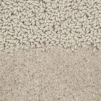 Brink & Campman Twinset Urban Oyster vloerkleed close-up van de structuur