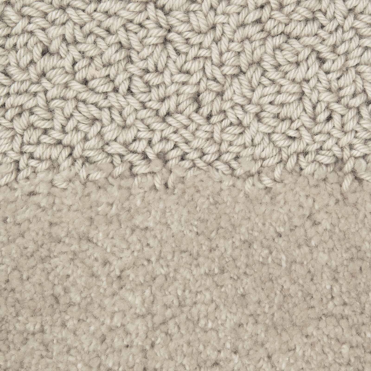 Brink & Campman Twinset Urban Oyster vloerkleed close-up van de structuur