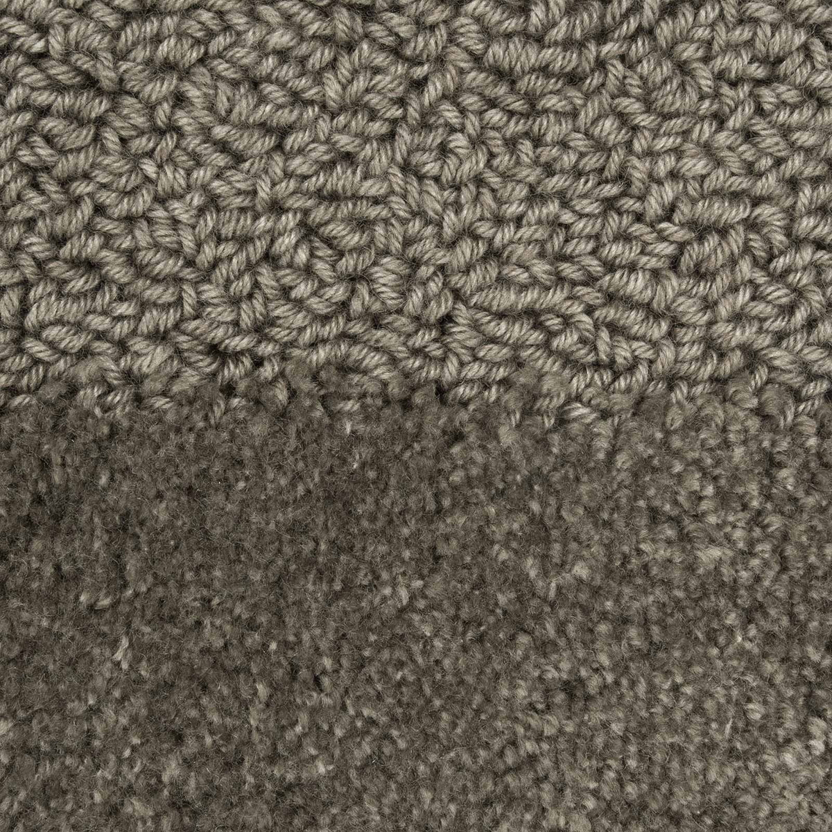 Brink & Campman Twinset Urban Shiitake vloerkleed close-up van de structuur