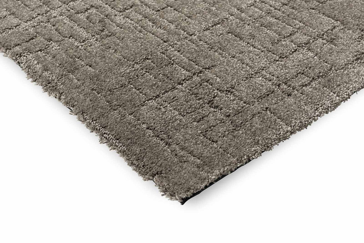 Brink & Campman Twinset Urban Shiitake vloerkleed hoek en rand