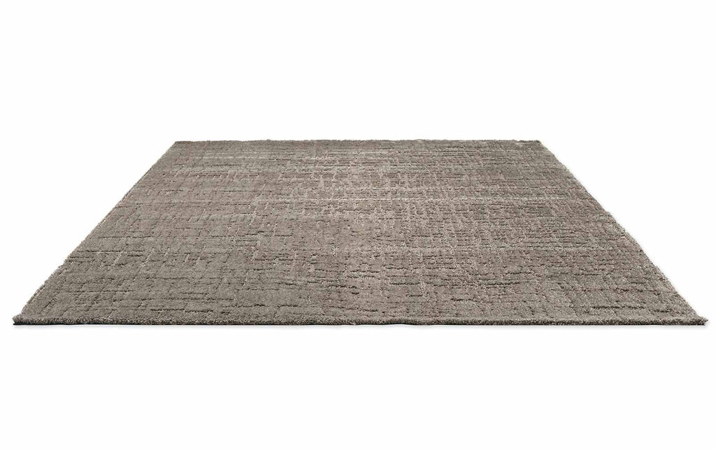 Brink & Campman Twinset Urban Shiitake vloerkleed schuin van boven