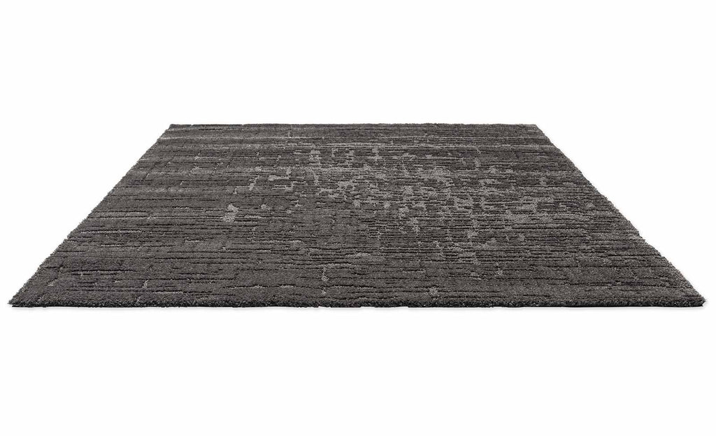 Brink & Campman Twinset Urban Graphite vloerkleed schuin van boven