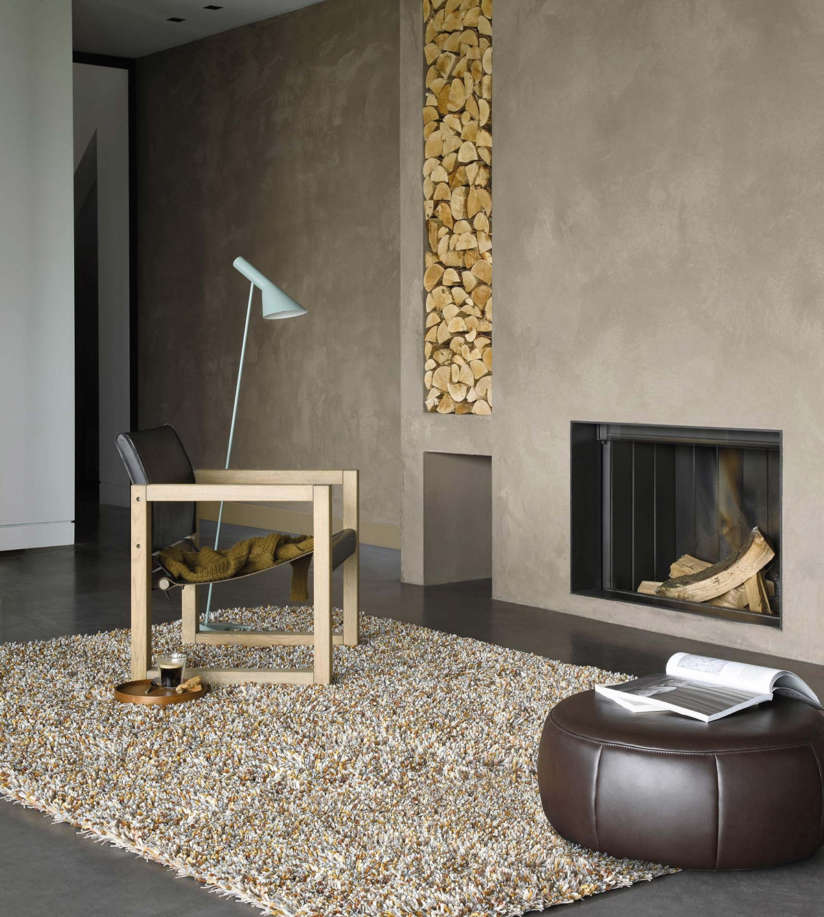 Brink & Campman Young Chutney vloerkleed in een interieur