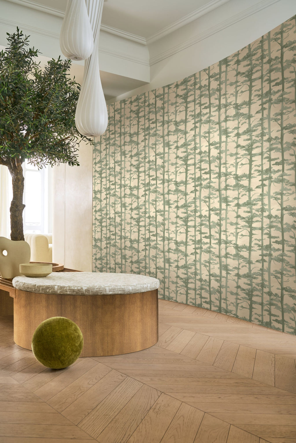 Casamance behang Legendes Ame 70040610 in interieur