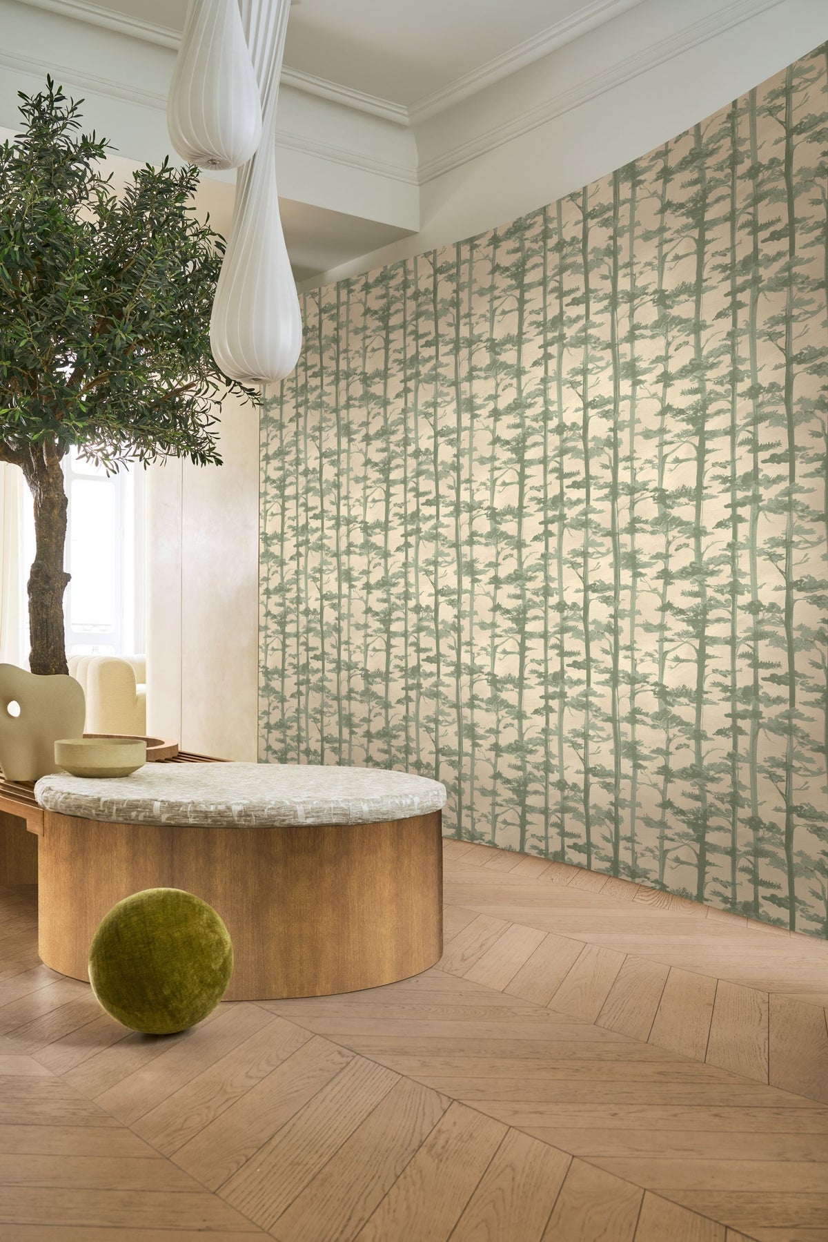 Casamance behang Legendes Ame 70040610 in interieur