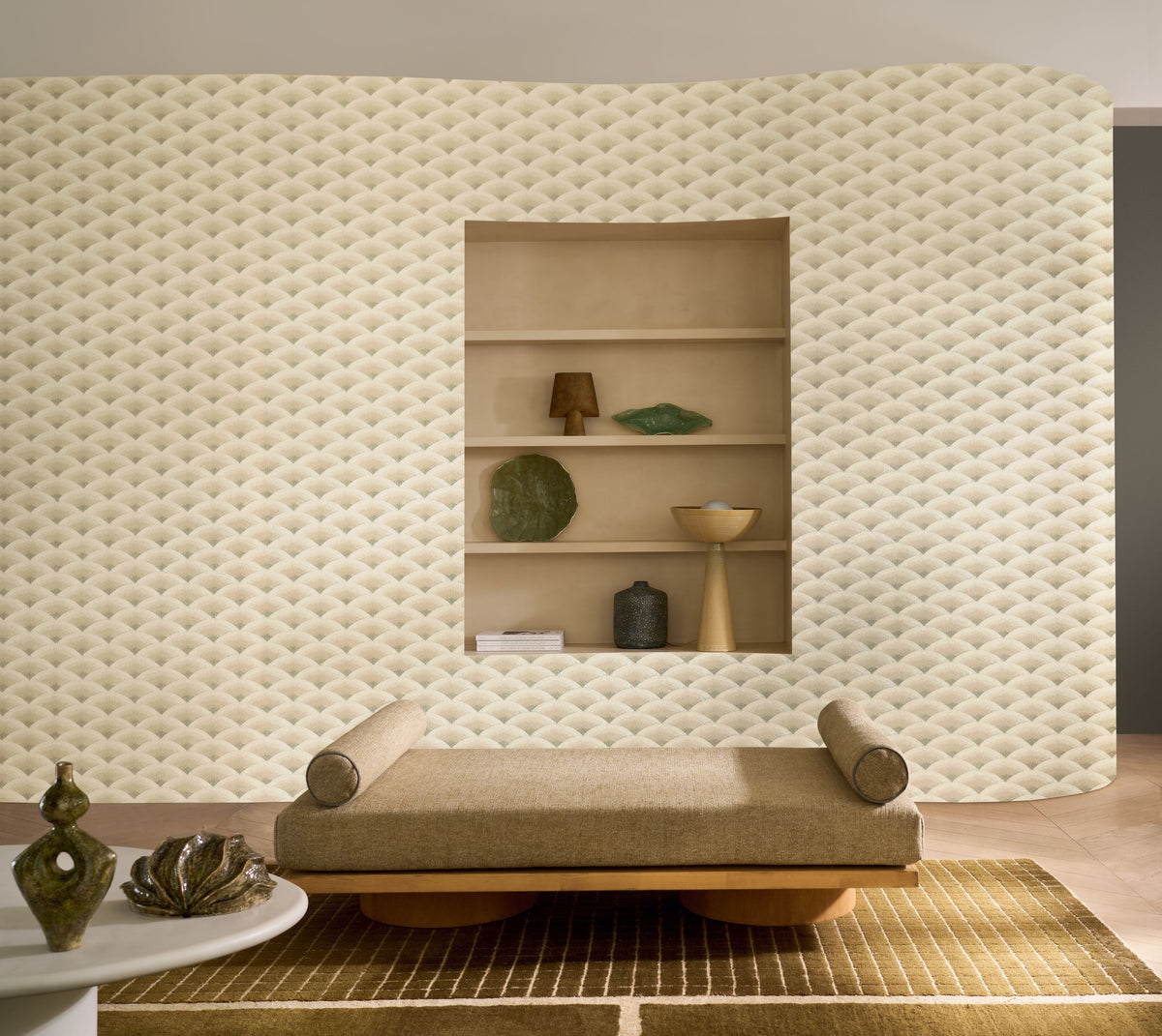 Casamance behang Legendes Nami 70091018 in interieur