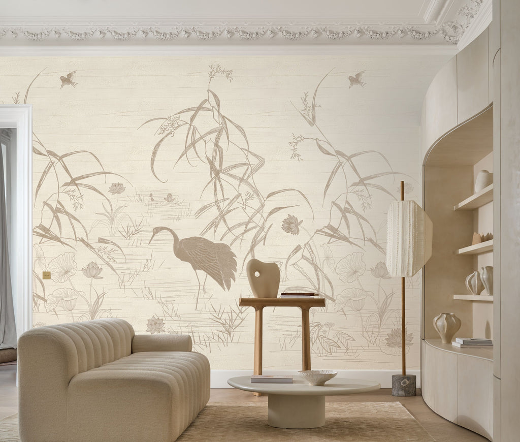 Casamance fotobehang Legendes Nuido 70343466 in interieur