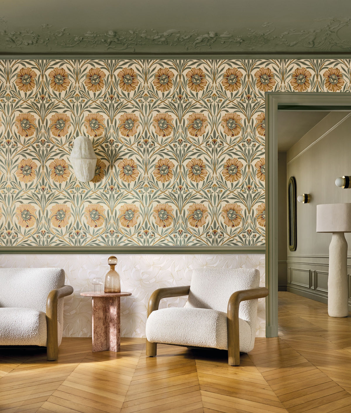 Casamance behang Isadora 70370202 in interieur