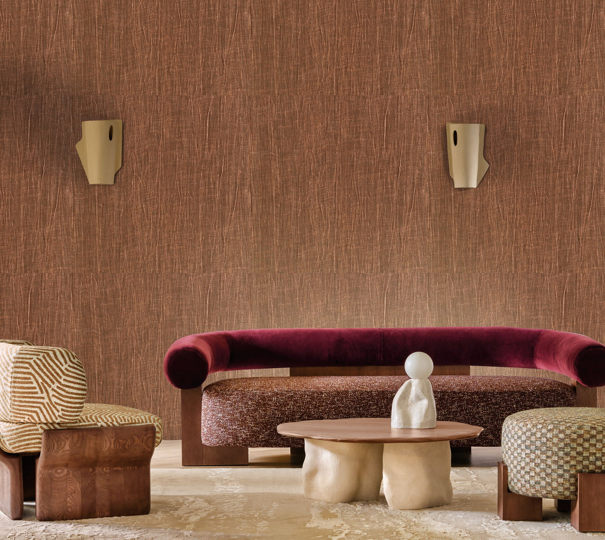 Casamance behang Linessence 2 Linon 70381835 in interieur