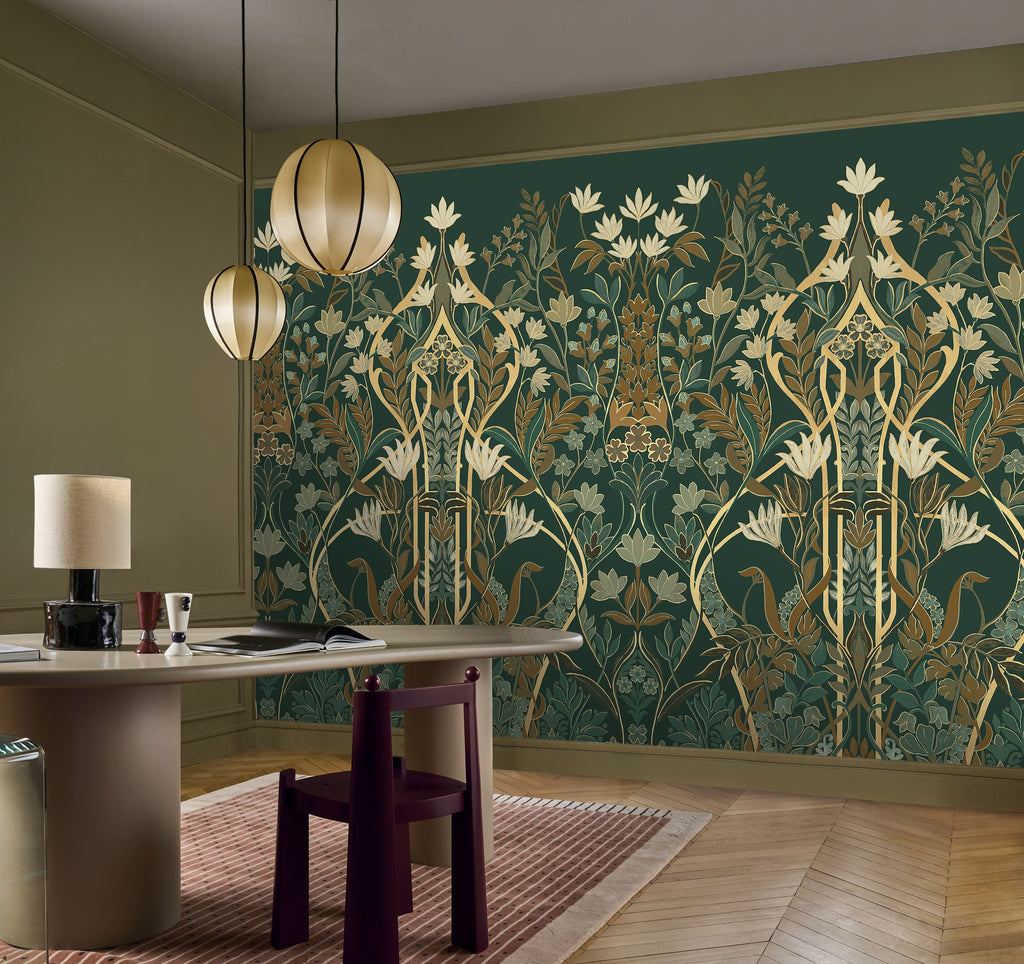 Casamance fotobehang Isadora Salon des Miroirs 70733058 in interieur