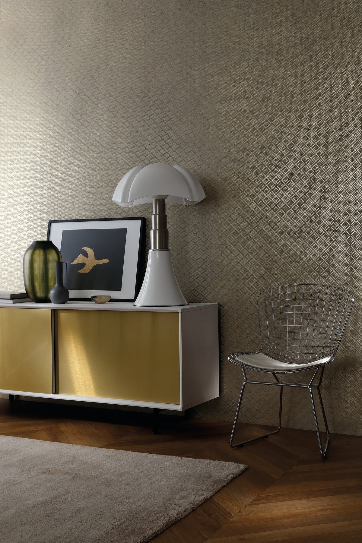 Casamance behang Louxor Kheops 70740160 in interieur