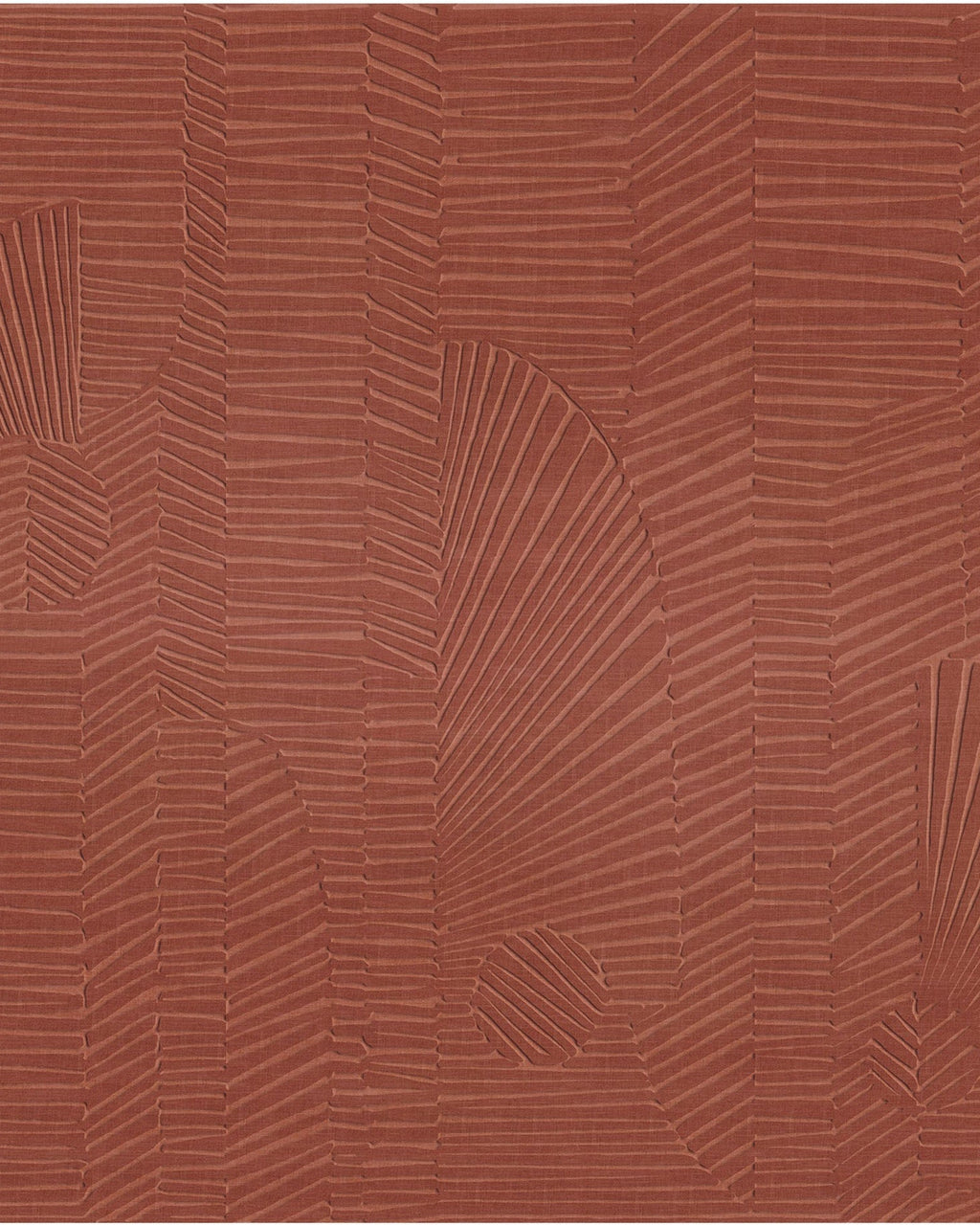 Casamance fotobehang Exploration Danse des Sampans 70822261 orange brûlée, uitsnede