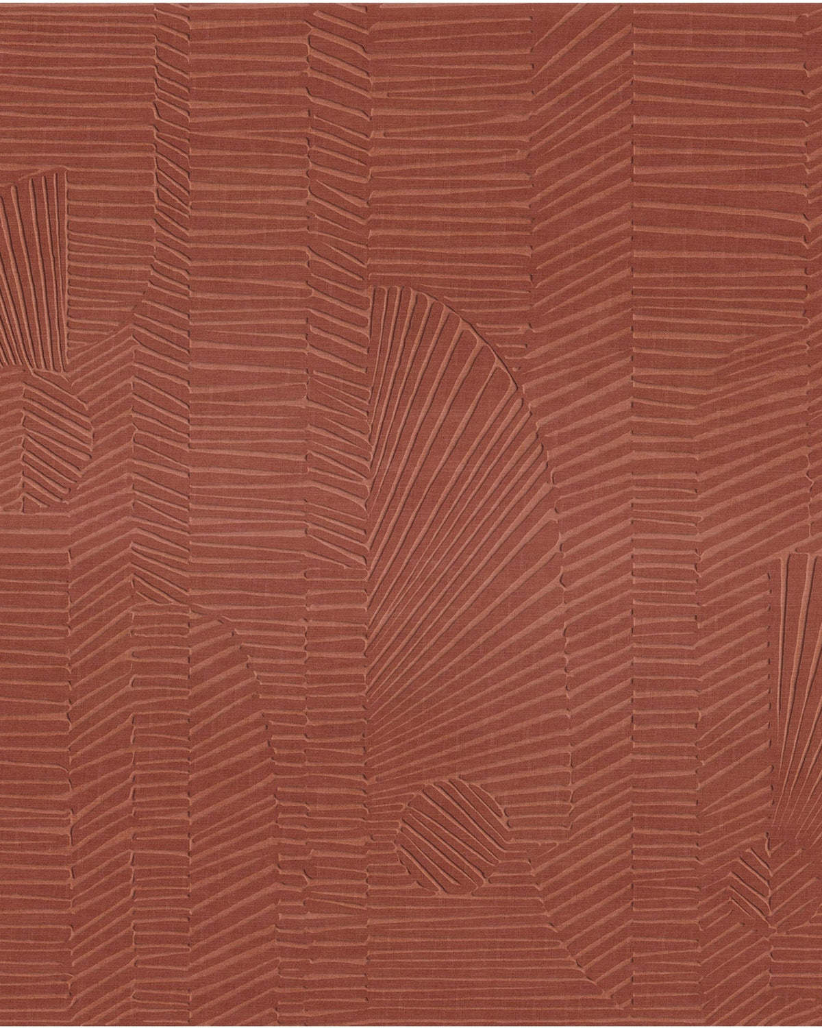 Casamance fotobehang Exploration Danse des Sampans 70822261 orange brûlée, uitsnede