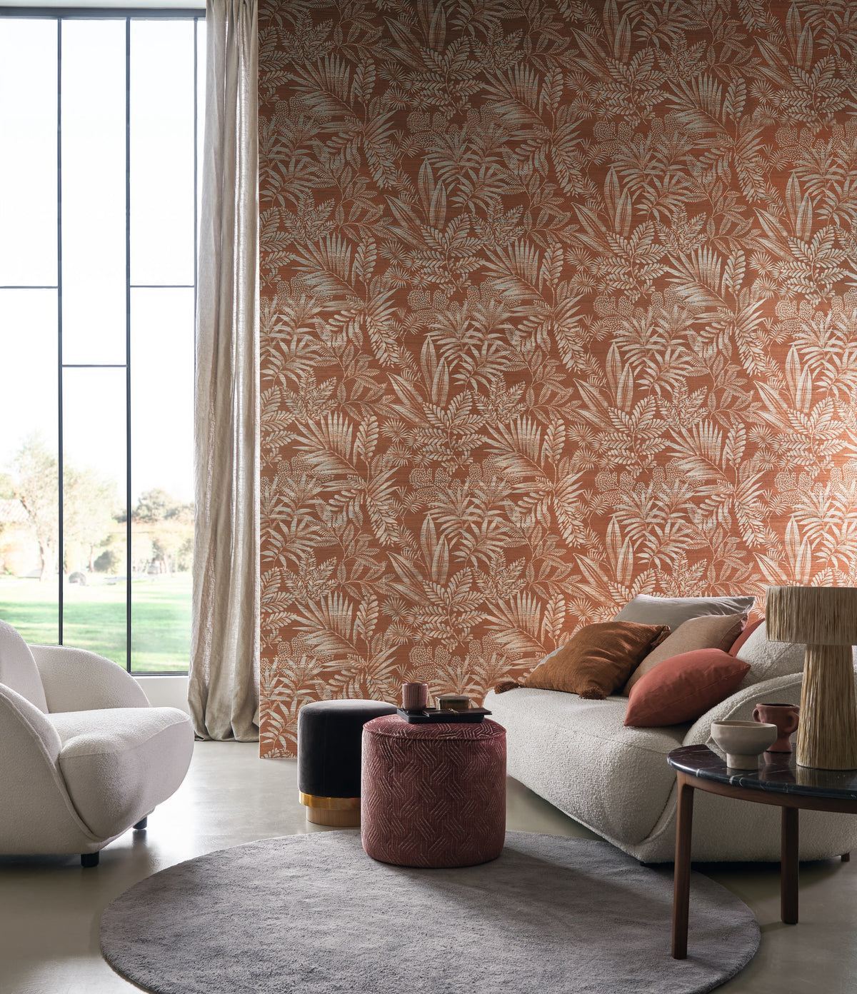 Casamance behang Sisalana Mandrare 70865080 in interieur