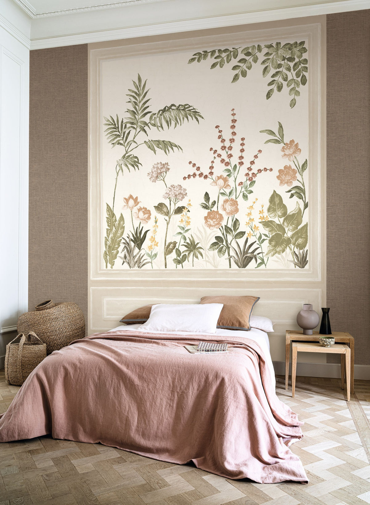 Casamance fotobehang Panoramas Les Intemporels Trianon 70890100 in interieur