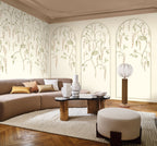 Casamance fotobehang Panoramas Les Intemporels Arezzo Arches 70920510 in interieur