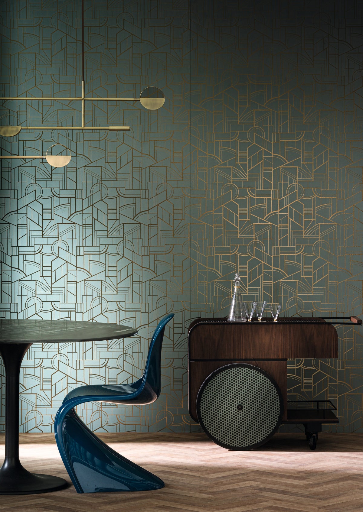 Casamance behang Mellow Reims 71020666 in interieur