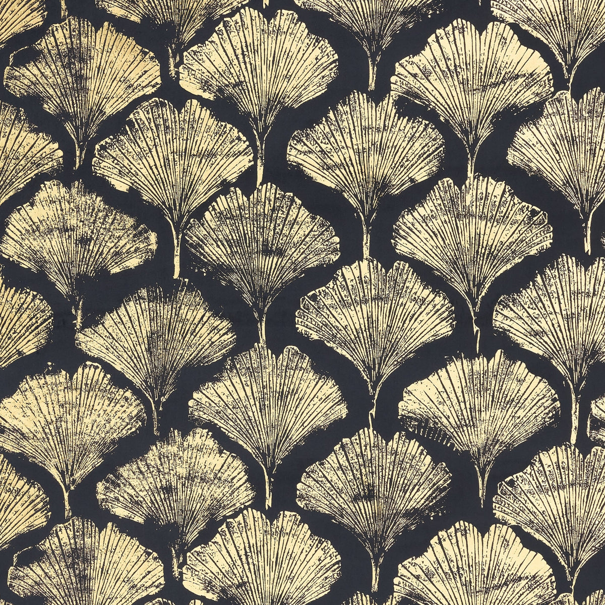 Casamance behang Mellow Yinkuo 71030315 noir de lune (staal)