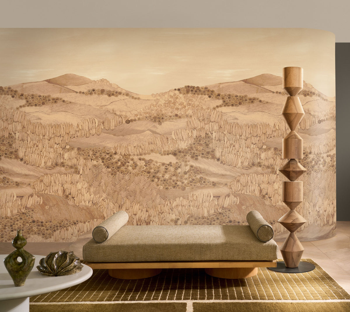Casamance fotobehang Panoramas Les Intemporels Almeria 71220916 in interieur