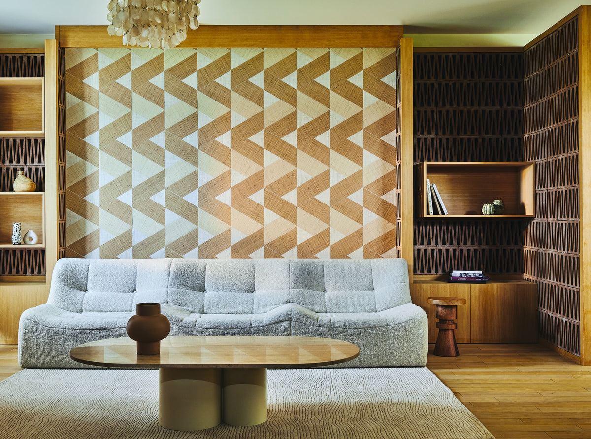 Casamance behang Solal 71240213 in interieur