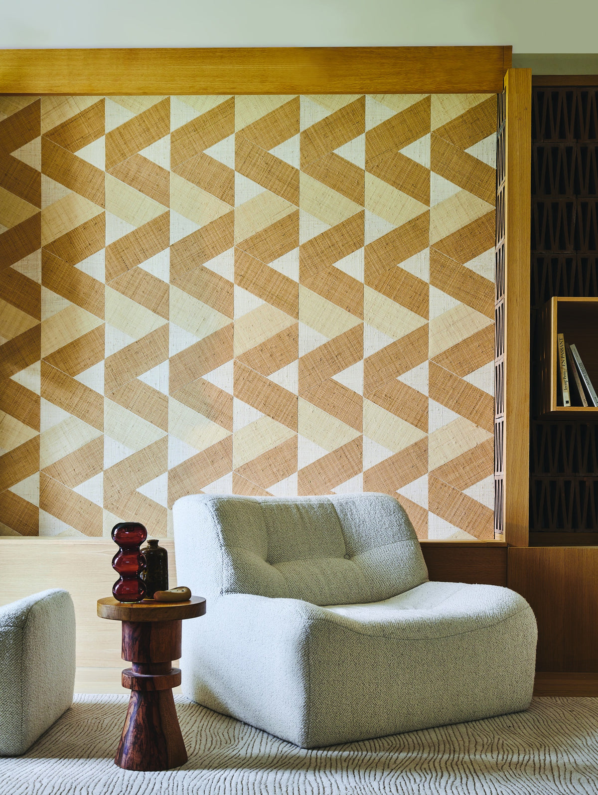 Casamance behang Solal 71240213 in interieur