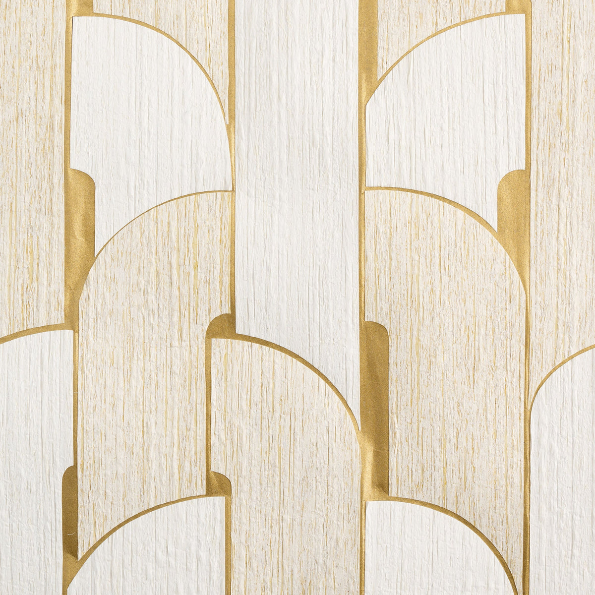 Casamance behang Solal Ikopa 71270199 blanc doré (staal)