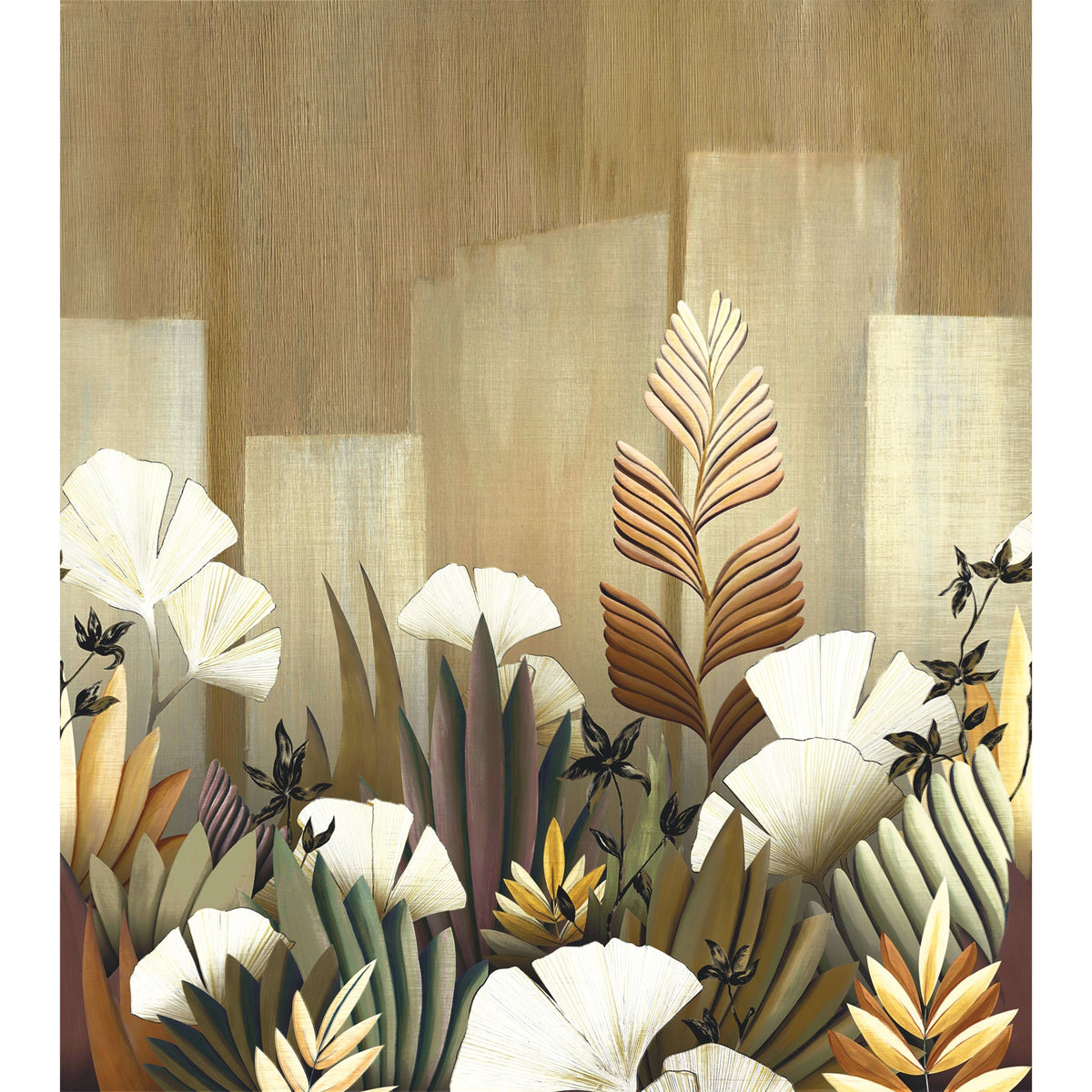 Casamance fotobehang Exploration Icho 71290268 paille multicouleurs