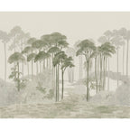 Casamance fotobehang Exploration Pinarello 71310178 sable vert