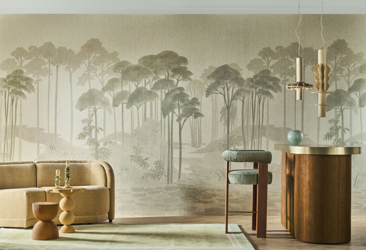 Casamance fotobehang Exploration Pinarello 71310178 in interieur