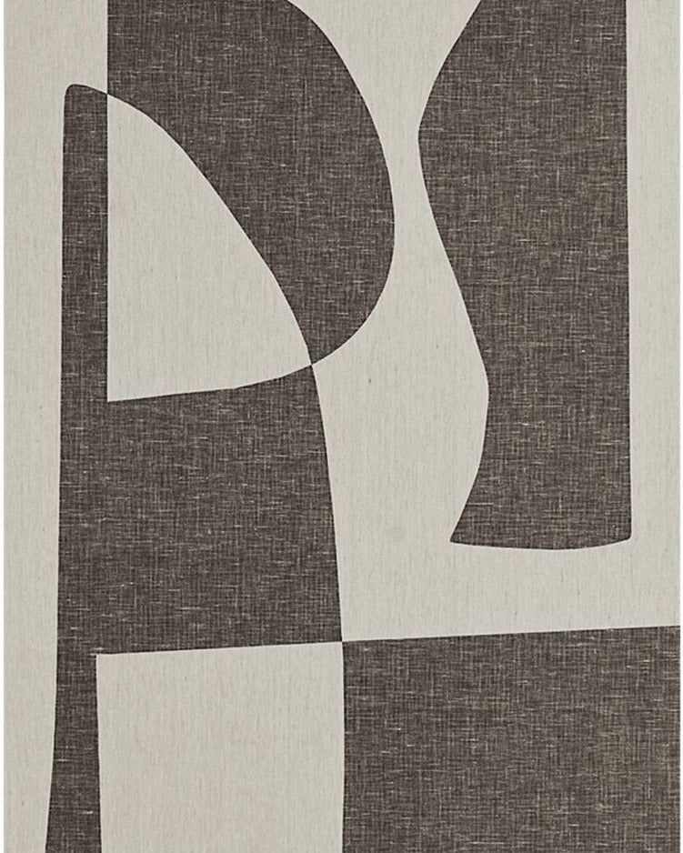 Casamance fotobehang Exploration Concordance 71320123 noir et blanc, uitsnede