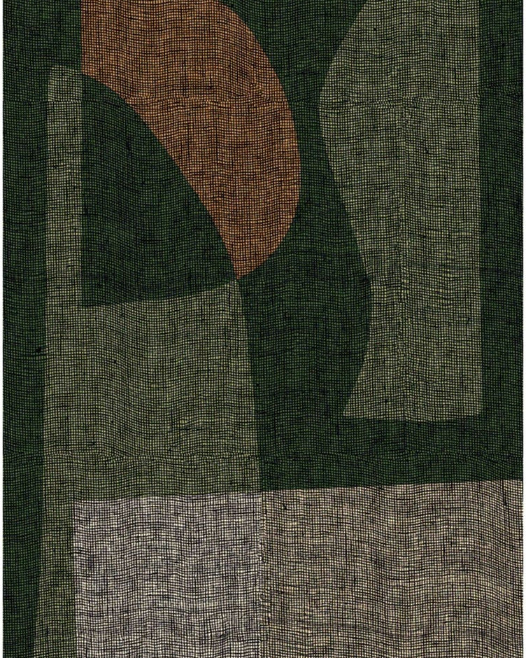 Casamance fotobehang Exploration Concordance 71320325 noir de lune kaki, uitsnede