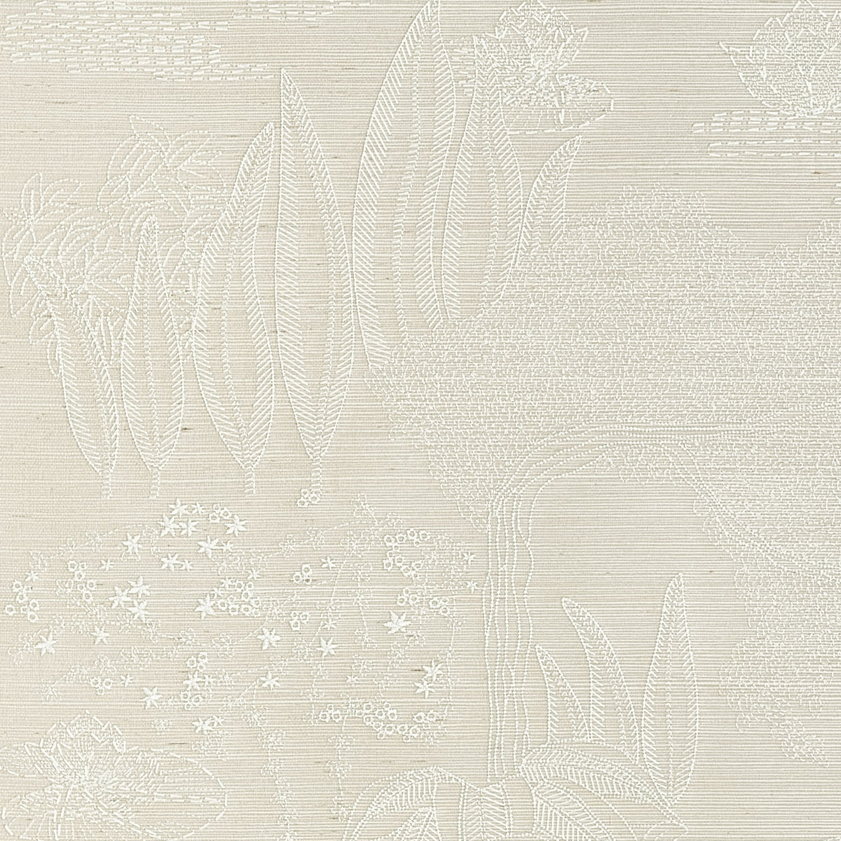 Casamance behang Hikari Hasu 71360445 ivoire blanc