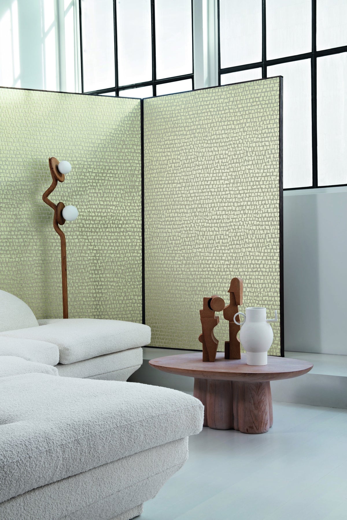 Casamance behang Linora Serti 71410444 in interieur