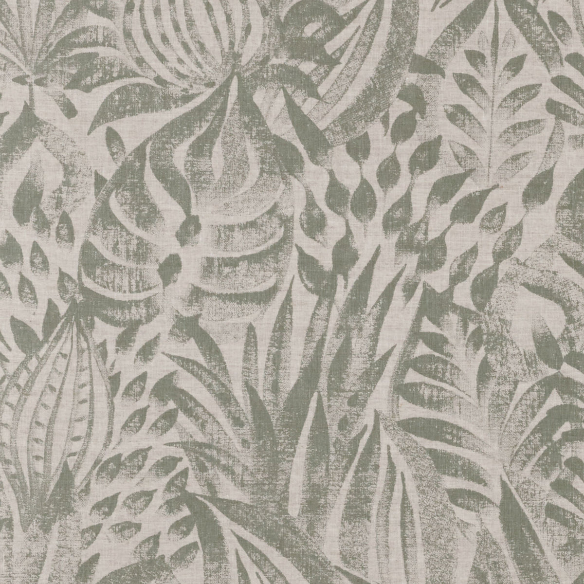 Casamance behang Linora Foliage 71420177 céladon (staal)