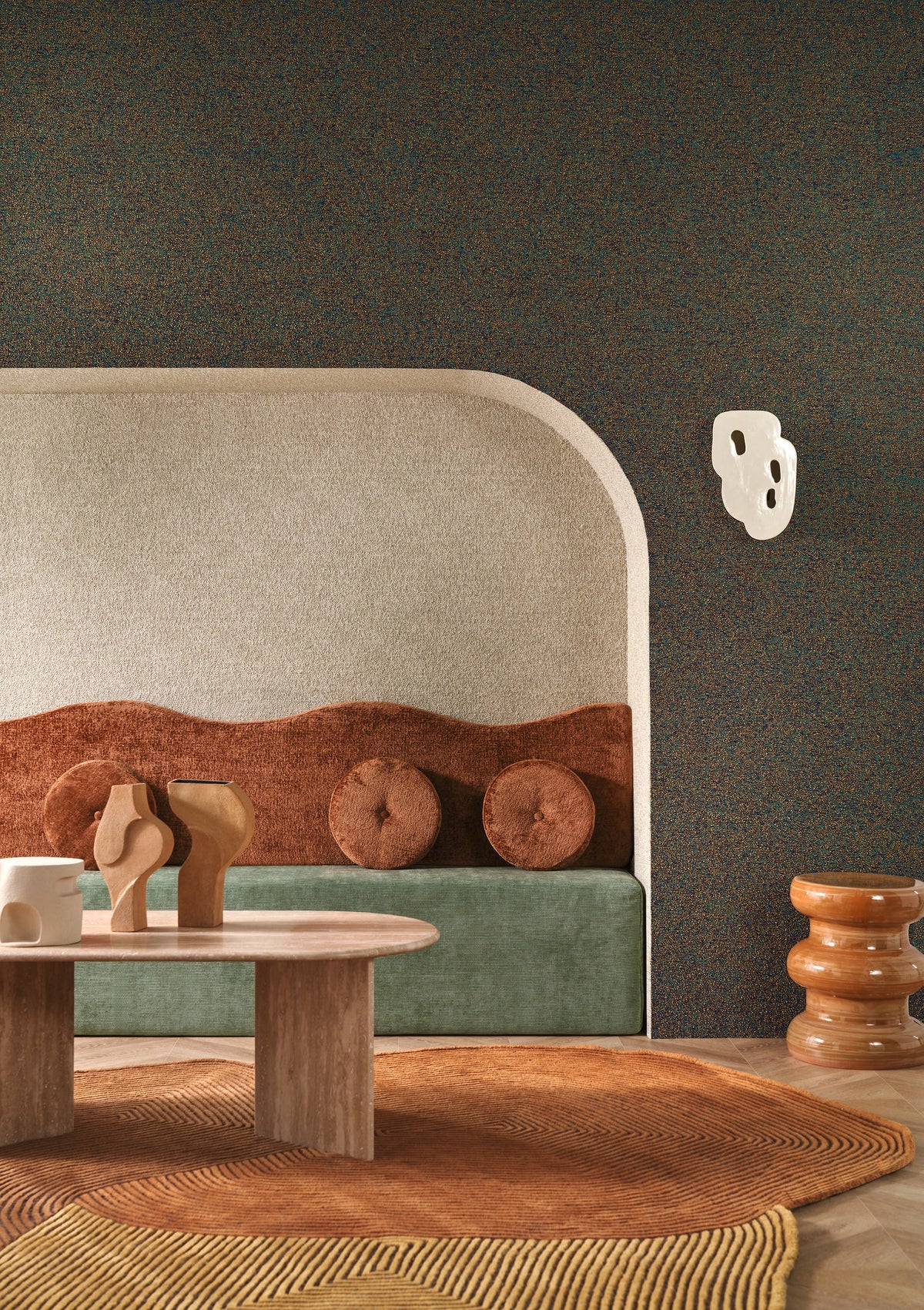 Casamance behang Etreinte Exquis 71440327 in interieur