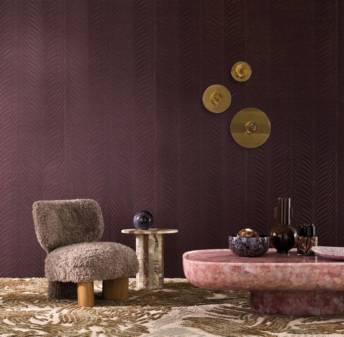 Casamance behang Palatino Ornementa 71510353 in interieur