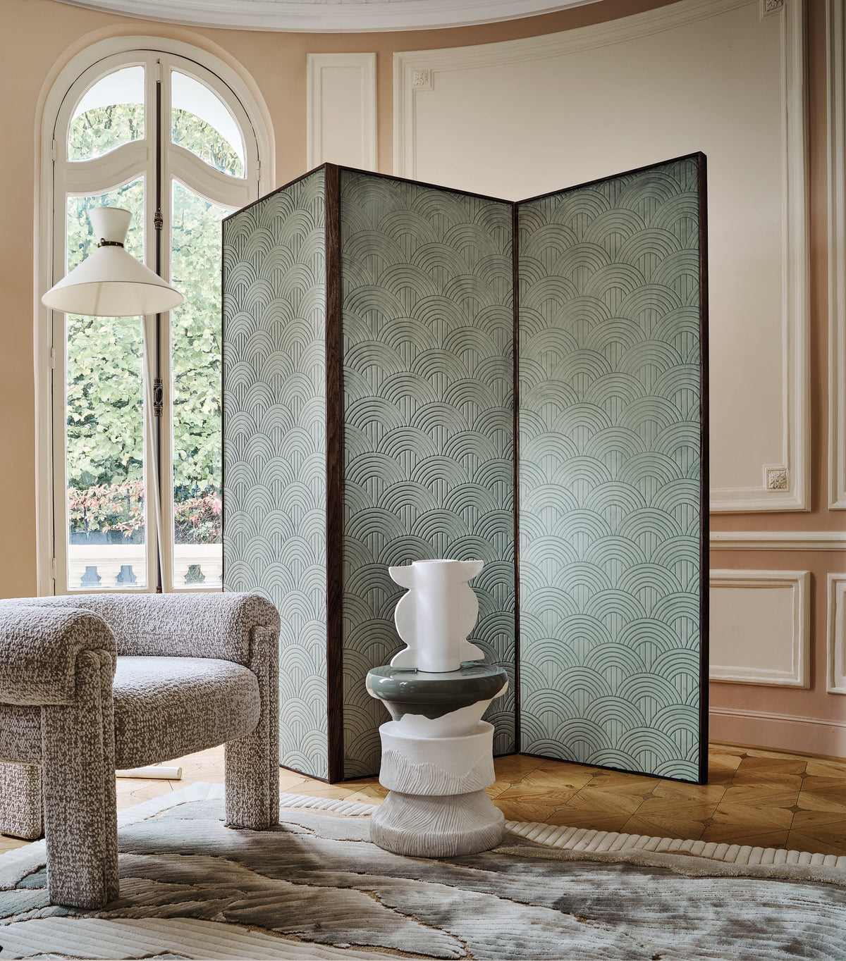 Casamance behang Arcane Volutis 71520439 in interieur