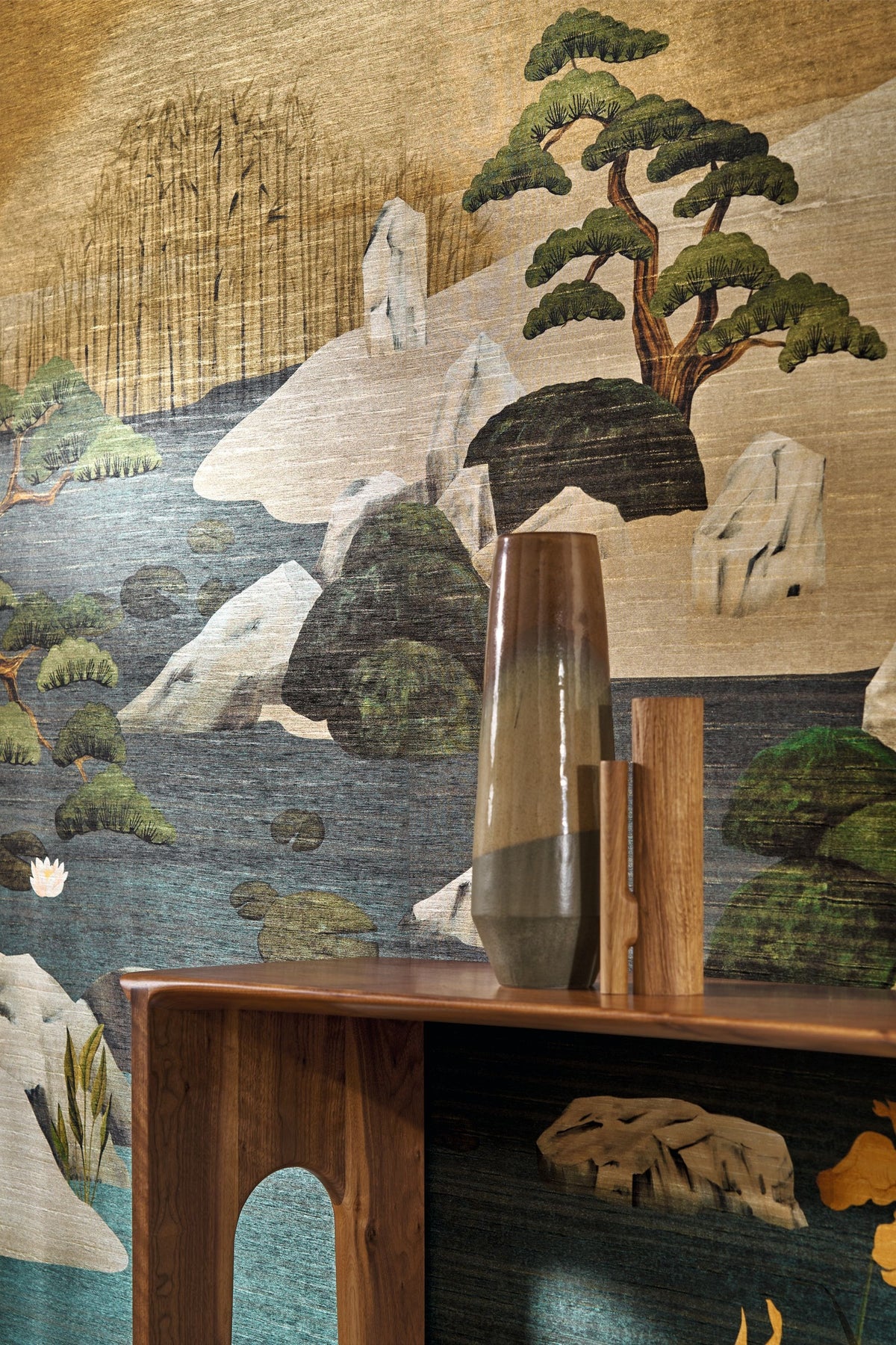 Casamance fotobehang Exploration Adachi 71530123 in interieur