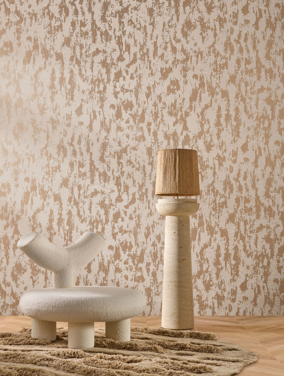 Casamance behang Sensation Precioza 71540333 in interieur