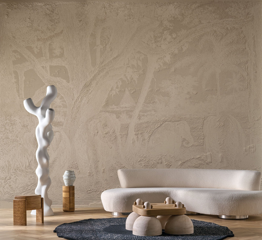 Casamance fotobehang Exploration Maximus 71580100 in interieur