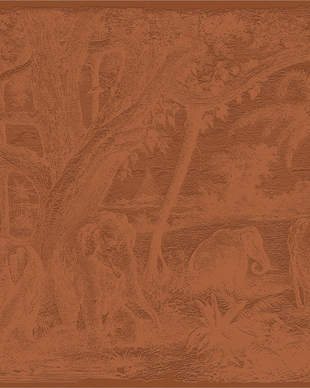 Casamance fotobehang Exploration Maximus 71580202 terracotta, uitsnede