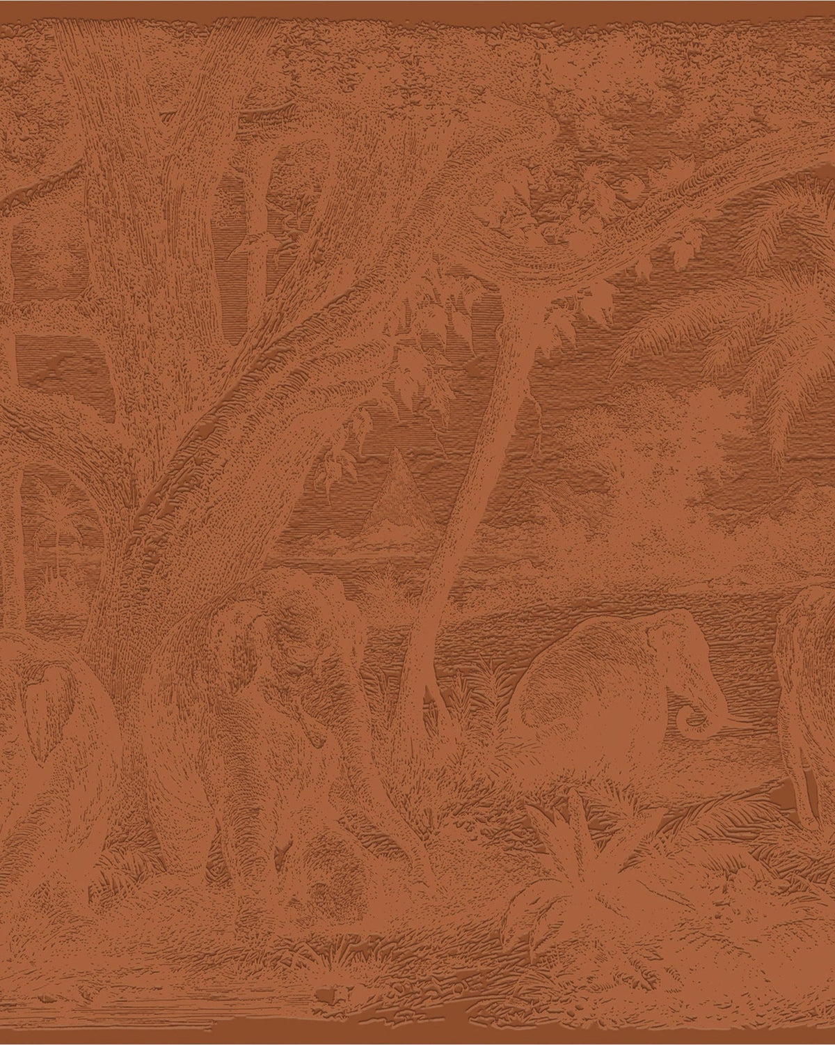 Casamance fotobehang Exploration Maximus 71580202 terracotta, uitsnede
