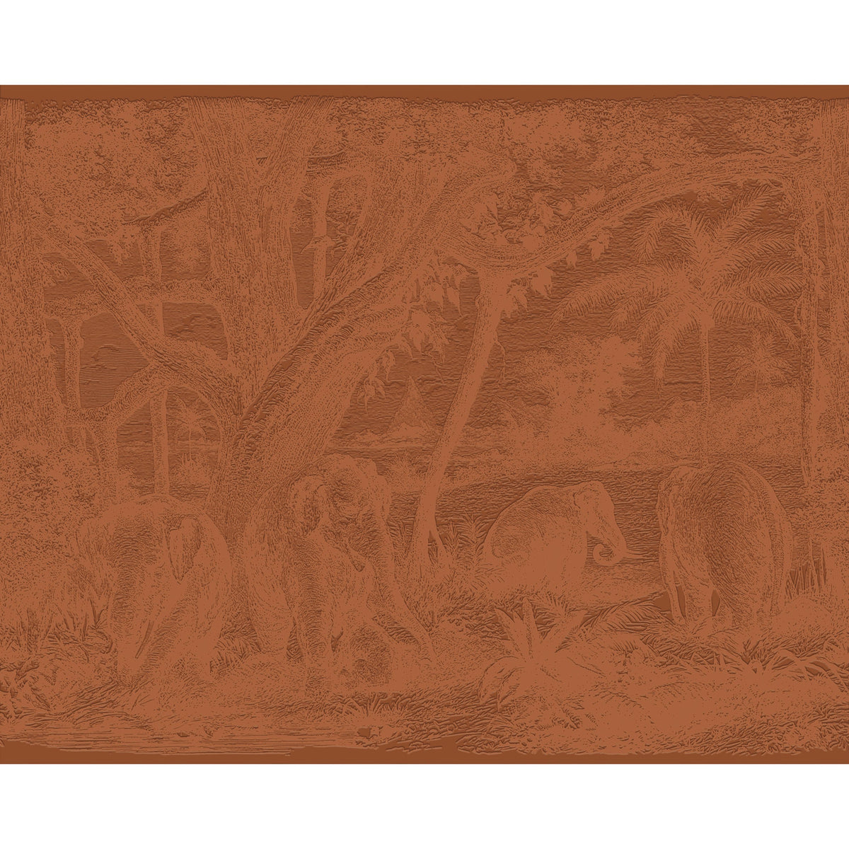 Casamance fotobehang Exploration Maximus 71580202 terracotta