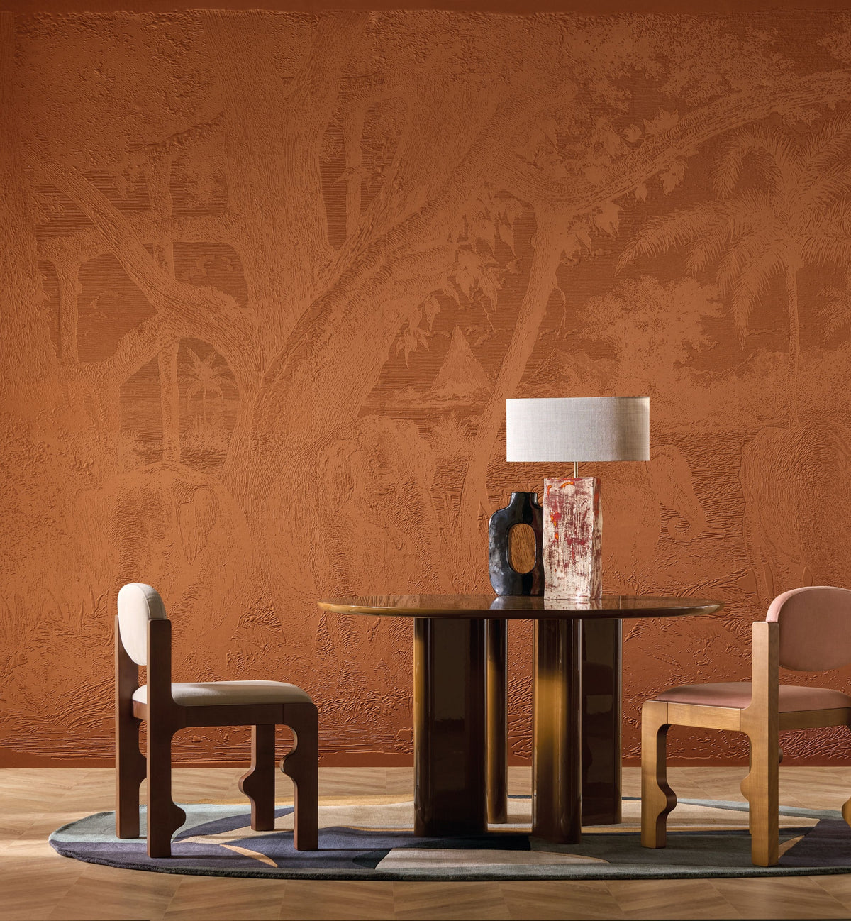 Casamance fotobehang Exploration Maximus 71580202 in interieur